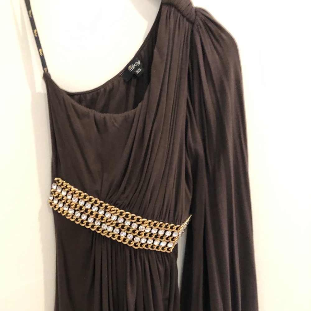 Authentic Sky Embellished Top Blouse Size XS